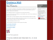Tablet Screenshot of enotecamidi.com